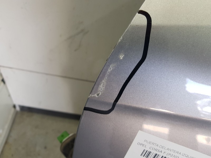 Recambio de puerta delantera izquierda para opel corsa f (p2jo) 1.2 (68) referencia OEM IAM 9837705780  