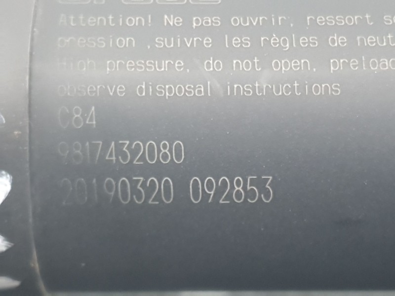 Recambio de amortiguadores maletero / porton para citroën c5 aircross (ac_, aj_, ar_, a4_) 1.5 bluehdi 130 (acyhzj, acyhzr) refe