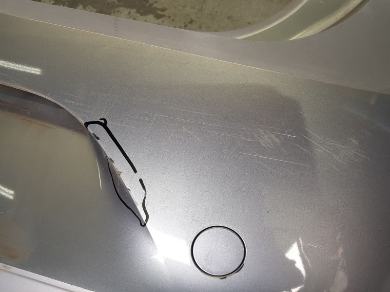 Recambio de paragolpes trasero para opel corsa f (p2jo) 1.2 (68) referencia OEM IAM 166335691T ROZADO 