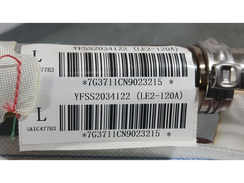 Recambio de airbag cortina delantero izquierdo para mg hs (as23) 1.5 ehs hybrid (csa6463) referencia OEM IAM YFSS2034122 SAIC 47