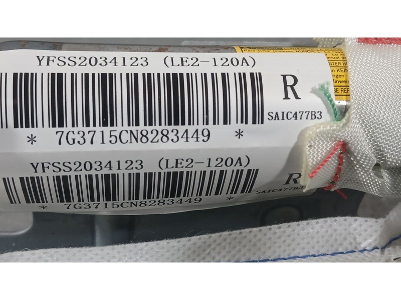Recambio de airbag cortina delantero derecho para mg hs (as23) 1.5 ehs hybrid (csa6463) referencia OEM IAM YFSS2034123 SAIC 477B