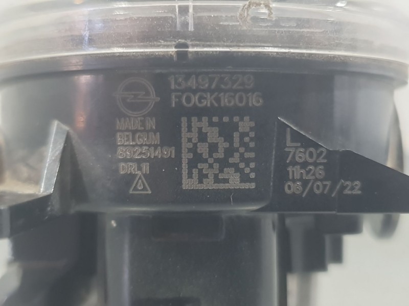 Recambio de faro antiniebla izquierdo para opel corsa f (p2jo) 1.2 (68) referencia OEM IAM 89251491 13497329 
