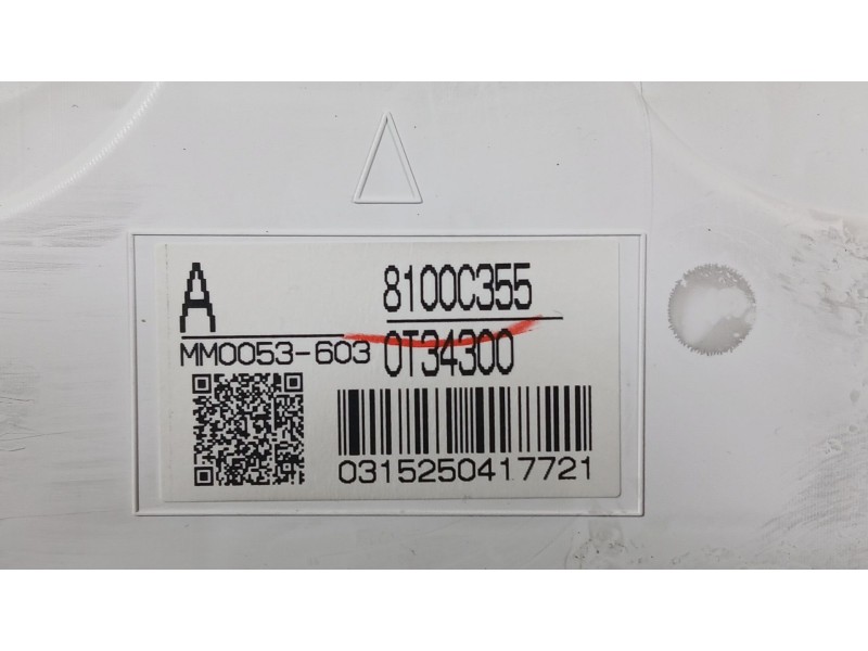 Recambio de cuadro instrumentos para mitsubishi asx (ga_w_) 1.6 di-d referencia OEM IAM 8100C355 0T34300 MM0053603