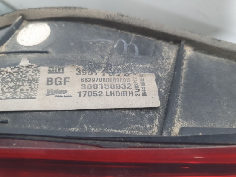 Recambio de piloto trasero derecho interior para opel astra k sports tourer (b16) 1.6 cdti (35) referencia OEM IAM 39077381 3681