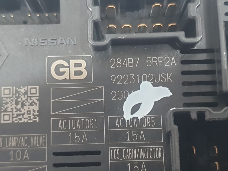 Recambio de caja reles / fusibles para nissan micra v (k14) 1.0 ig-t 100 referencia OEM IAM 284B75RF2A  