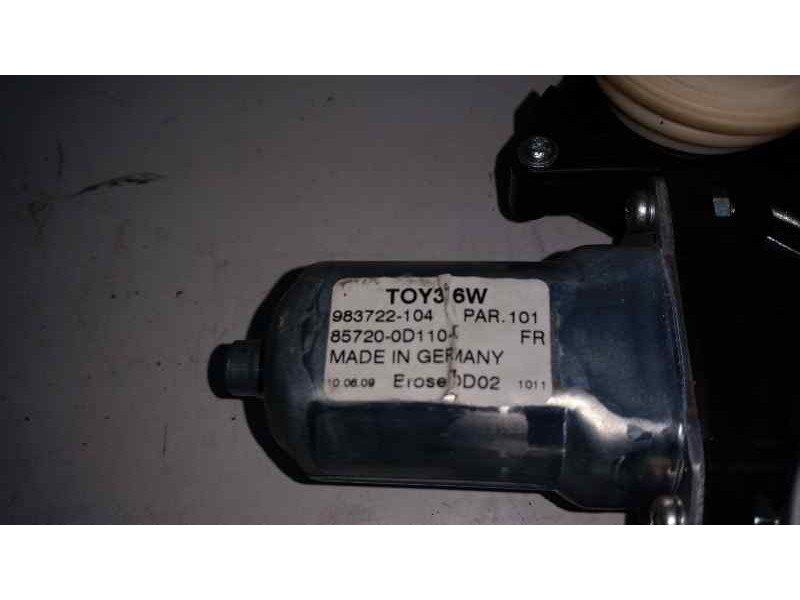 Recambio de elevalunas delantero izquierdo para toyota yaris active referencia OEM IAM  10 PINS 