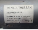 Recambio de motor arranque para nissan micra v (k14) 1.0 ig-t 100 referencia OEM IAM 233005993R 0001170669 BOSCH