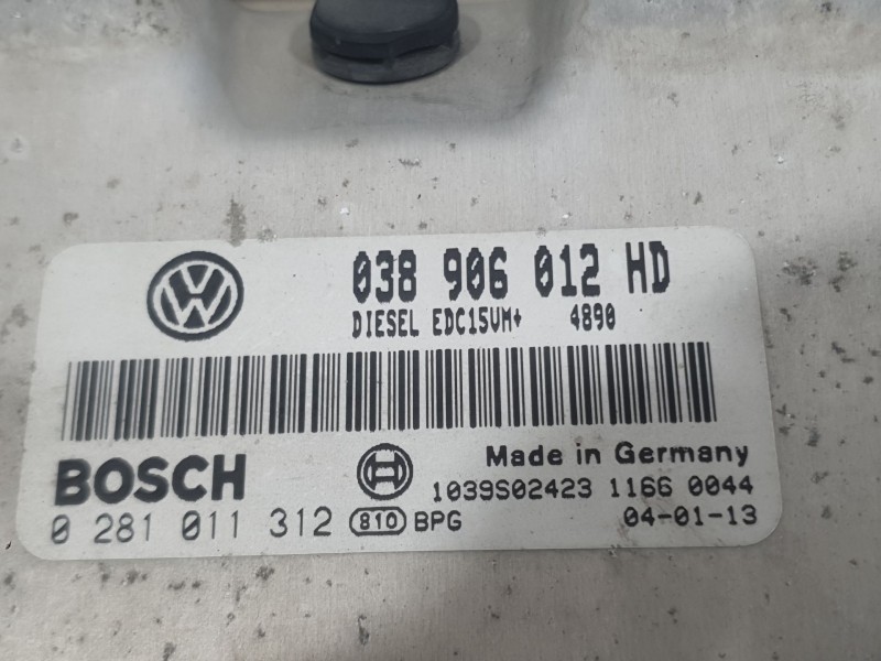 Recambio de centralita motor uce para seat toledo ii (1m2) 1.9 tdi referencia OEM IAM 38906012HD 0281011312 BOSCH