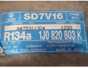 Recambio de compresor aire acondicionado para seat toledo ii (1m2) 1.9 tdi referencia OEM IAM 1J0820803K 8475311324 SANDEN