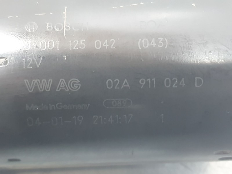 Recambio de motor arranque para seat toledo ii (1m2) 1.9 tdi referencia OEM IAM 02A911024D 0001125042 BOSCH