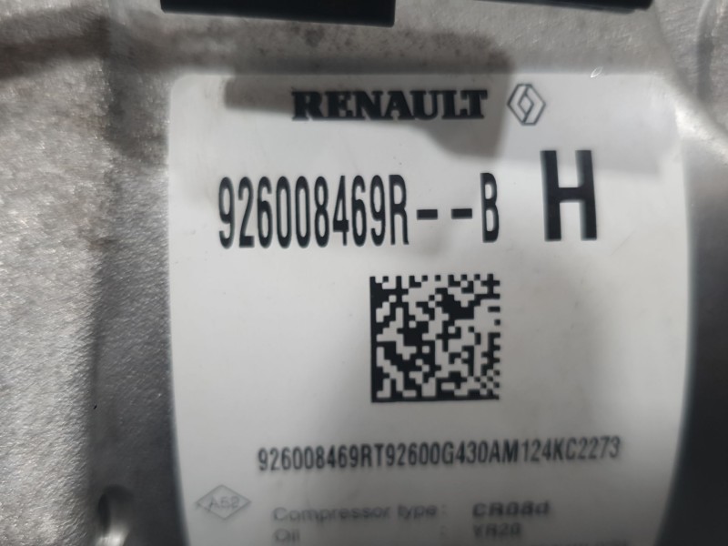 Recambio de compresor aire acondicionado para dacia sandero iii 1.0 tce 90 referencia OEM IAM 926008469R  