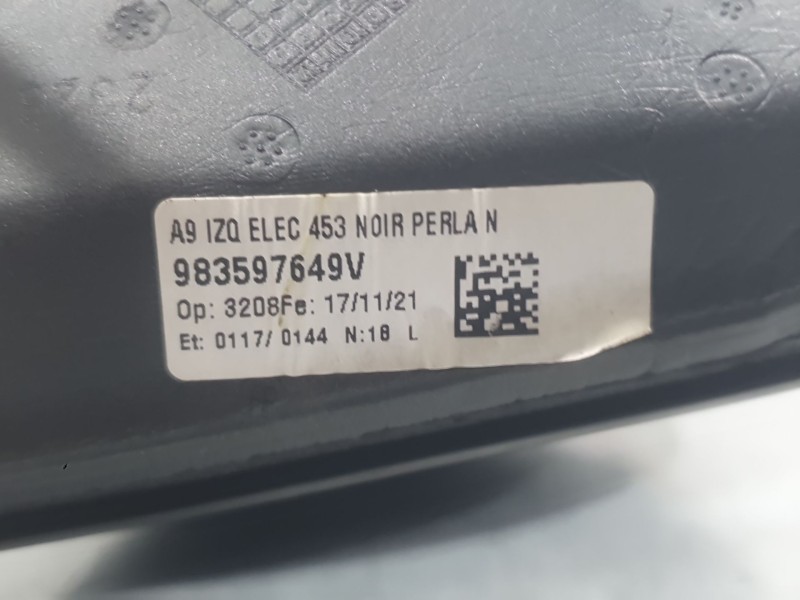 Recambio de retrovisor izquierdo para opel corsa f (p2jo) 1.2 (68) referencia OEM IAM 983597649V  