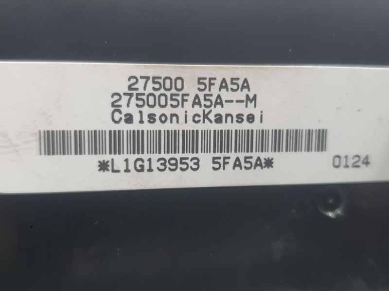 Recambio de mando climatizador para nissan micra v (k14) 1.0 ig-t 100 referencia OEM IAM 275005FA5A  