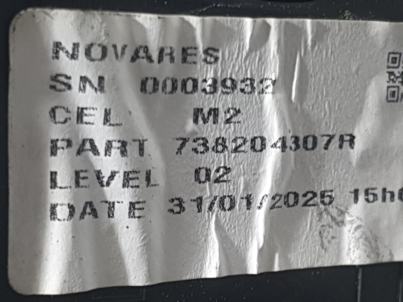 Recambio de barras techo para dacia sandero iii 1.0 tce 90 referencia OEM IAM 738219016R 738204307R 