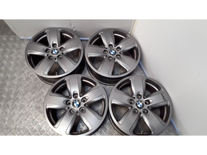 Recambio de juego llantas aluminio para bmw 1 (f40) 116 d referencia OEM IAM 7x16 5 TORN ET47 ROZADAS ALUMINIO