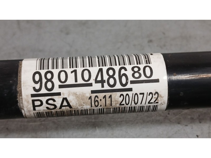 Recambio de transmision delantera derecha para citroën c3 iii (sx) 1.5 bluehdi 100 (sxyhyp, sxyhtu) referencia OEM IAM 980104868