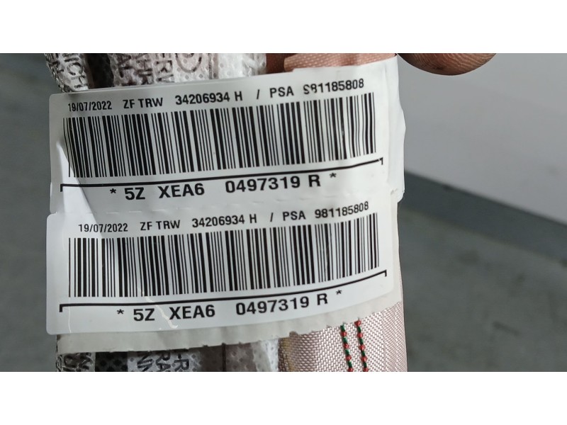 Recambio de airbag cortina delantero izquierdo para citroën c3 iii (sx) 1.5 bluehdi 100 (sxyhyp, sxyhtu) referencia OEM IAM 9811