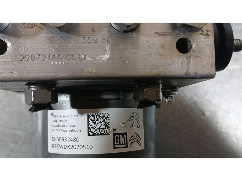 Recambio de abs para citroën c3 iii (sx) 1.5 bluehdi 100 (sxyhyp, sxyhtu) referencia OEM IAM 9808055980  970025