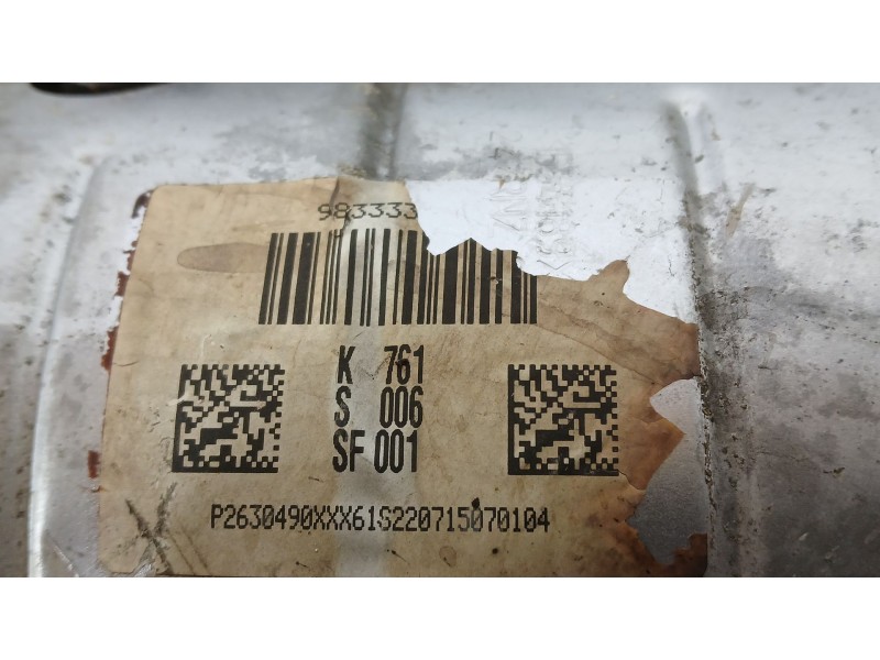 Recambio de filtro de particulas para citroën c3 iii (sx) 1.5 bluehdi 100 (sxyhyp, sxyhtu) referencia OEM IAM 9833331780 K761 