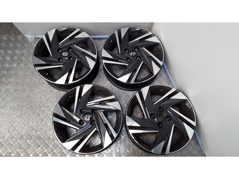 Recambio de juego llantas aluminio para hyundai i20 iii (bc3, bi3) 1.0 t-gdi hybrid 48v referencia OEM IAM 6X16 4 TORN ET50 ROZA