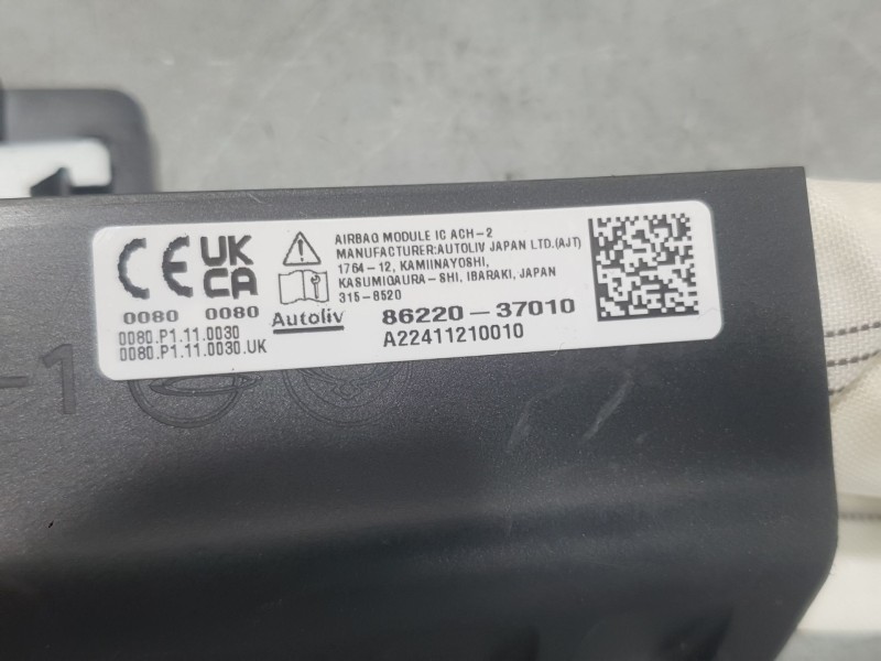 Recambio de airbag cortina delantero derecho para kg mobility korando (c300) 1.5 referencia OEM IAM 8622037010  