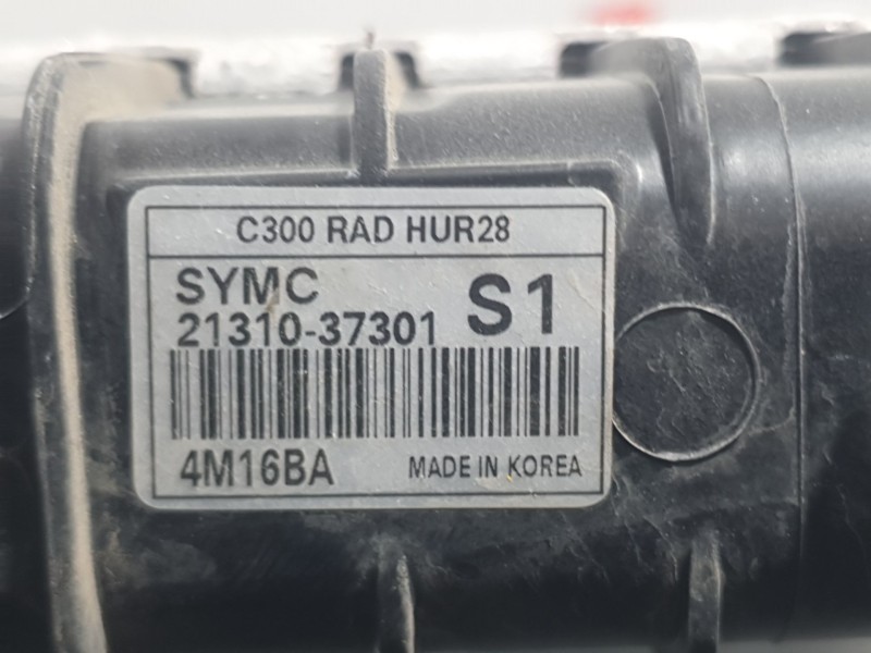 Recambio de radiador agua para kg mobility korando (c300) 1.5 referencia OEM IAM 2131037301  