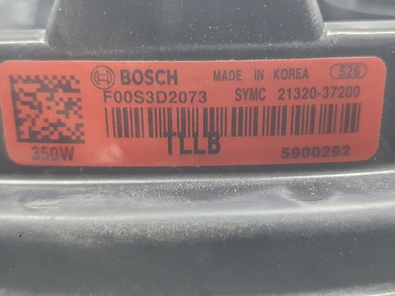 Recambio de electroventilador para kg mobility korando (c300) 1.5 referencia OEM IAM 2132037200 F00S3D2073 BOSCH