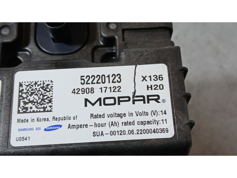 Recambio de bateria para fiat 500 (312_) 1.0 mild hybrid (312.ayd1b) referencia OEM IAM   