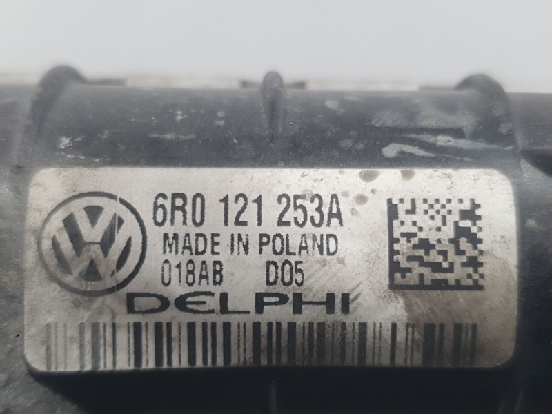 Recambio de radiador agua para volkswagen polo v (6r1, 6c1) 1.6 tdi referencia OEM IAM 6R0121253A 018ABD05 DELPHI