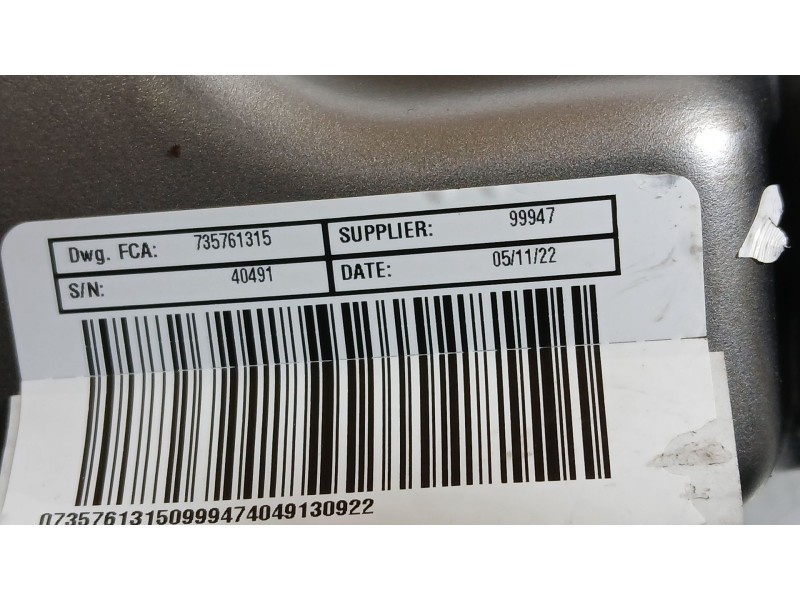 Recambio de columna direccion para fiat 500 (312_) 1.0 mild hybrid (312.ayd1b) referencia OEM IAM 735761315  