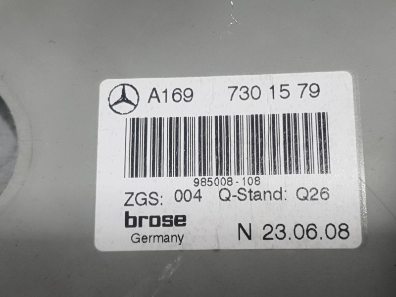 Recambio de elevalunas trasero izquierdo para mercedes-benz clase b sports tourer (w245) b 200 (245.233) referencia OEM IAM A169