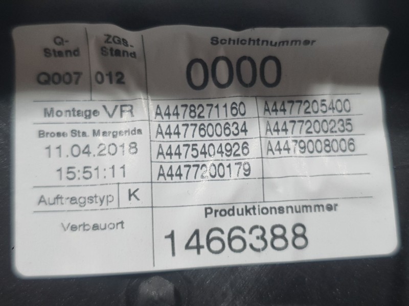 Recambio de elevalunas delantero derecho para mercedes-benz vito tourer (w447) 114 cdi / 114 bluetec 4-matic (447.701, 447.703,.