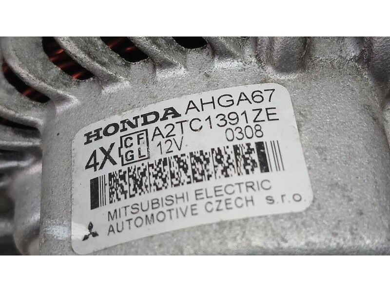 Recambio de alternador para honda civic berlina 5 (fk) 1.8 executive referencia OEM IAM A2TC1391ZE MITSUBISHI AHGA67