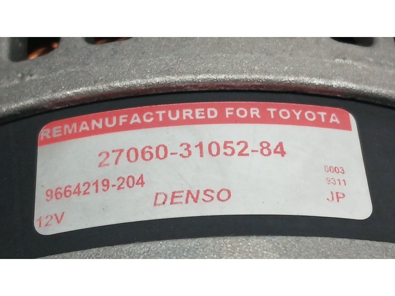 Recambio de alternador para lexus is ii (_e2_) 250 (gse20) referencia OEM IAM 270603105284 DENSO 9664219204