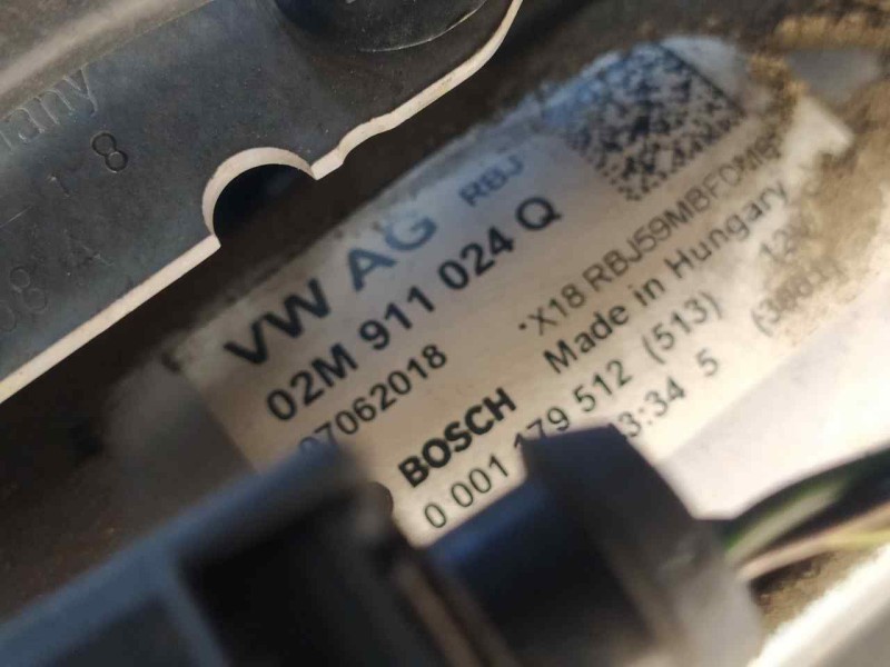 Recambio de motor arranque para skoda fabia ambition referencia OEM IAM 02M911024Q  