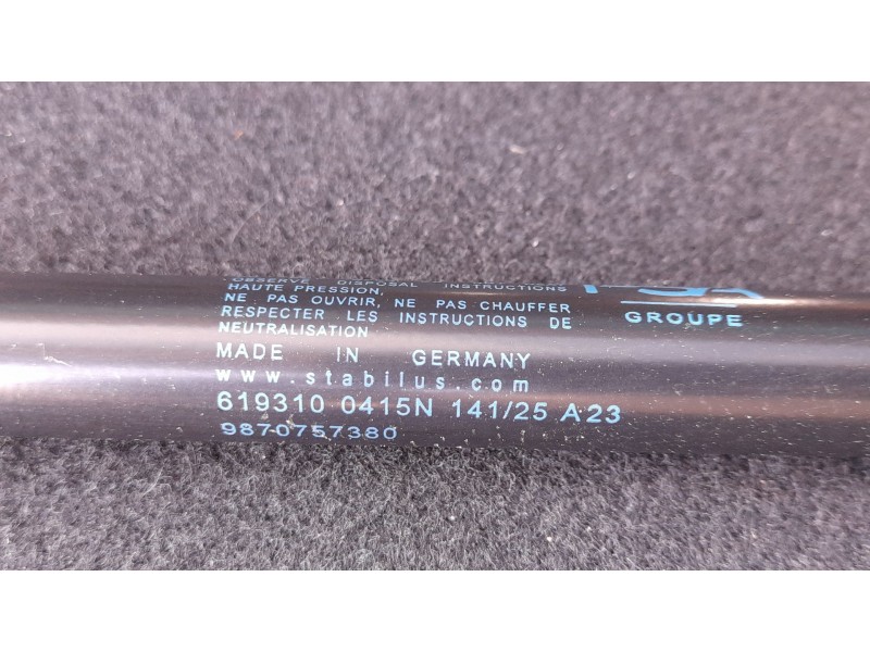 Recambio de amortiguadores maletero / porton para opel mokka 1.2 (76) referencia OEM IAM 9834877880  