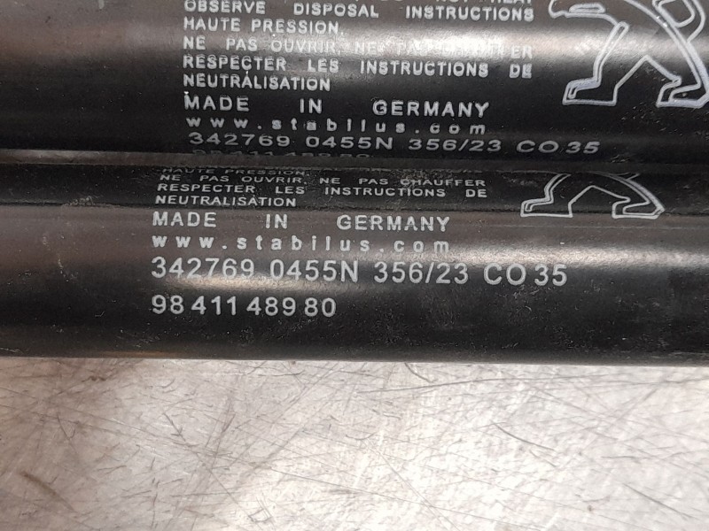 Recambio de amortiguadores maletero / porton para peugeot 5008 ii (mc_, mj_, mr_, m4_) 1.2 hybrid (mrhnyh, mrhnyw, mrhnsu, mrhns