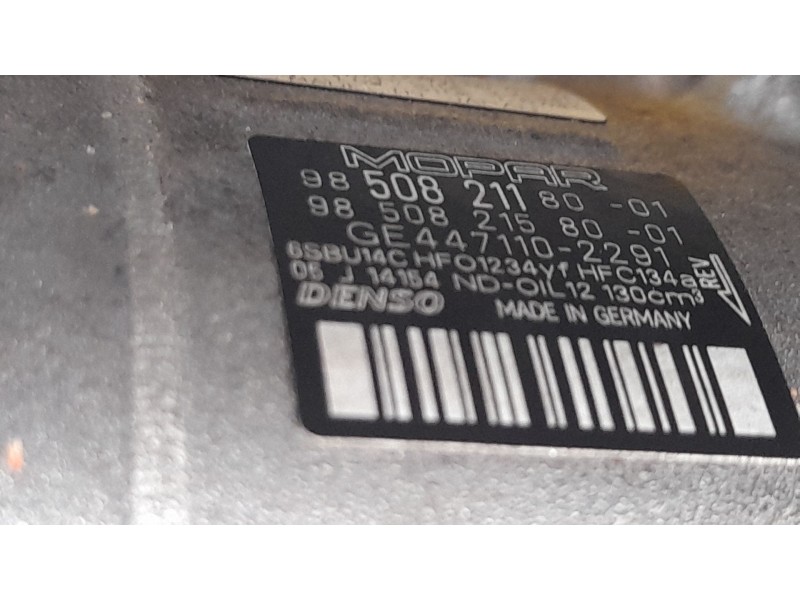 Recambio de compresor aire acondicionado para opel mokka 1.2 (76) referencia OEM IAM 1666721780 9828684880 