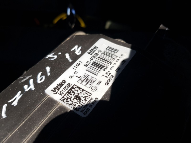 Recambio de faro izquierdo para bmw i3 (i01) electric referencia OEM IAM 6311873873502 VALEO 90170338