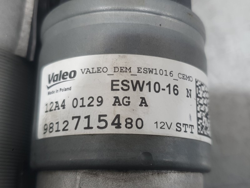 Recambio de motor arranque para peugeot 2008 ii (ud_, us_, uy_, uj_, ur_, uc_) 1.2 puretech 100 referencia OEM IAM 9812715480 ES