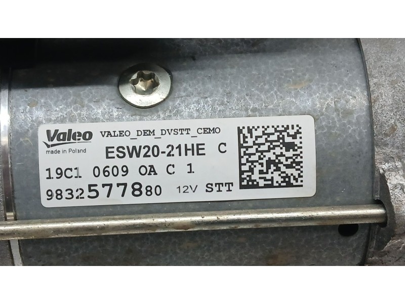 Recambio de motor arranque para peugeot 2008 ii (ud_, us_, uy_, uj_, ur_, uc_) 1.5 bluehdi 110 (udyhsk) referencia OEM IAM 98325