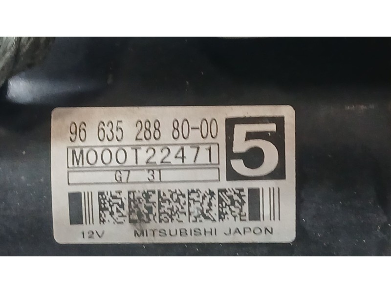 Recambio de motor arranque para citroën c4 grand picasso i (ua_) 1.6 hdi referencia OEM IAM 9663528880 MITSUBISHI M000T22471