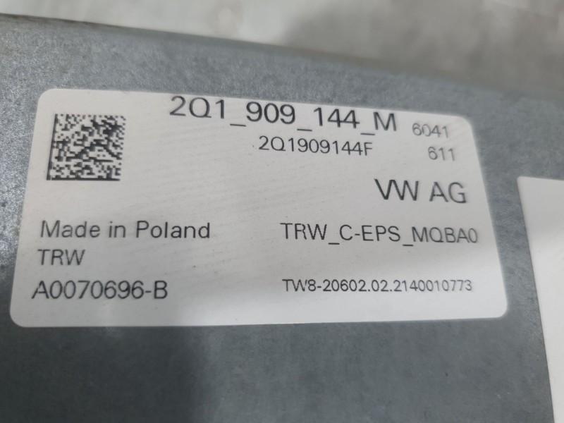 Recambio de columna direccion para seat arona (kj7, kjp) 1.0 tgi referencia OEM IAM 2Q1909144M ELECTROMECANICA 