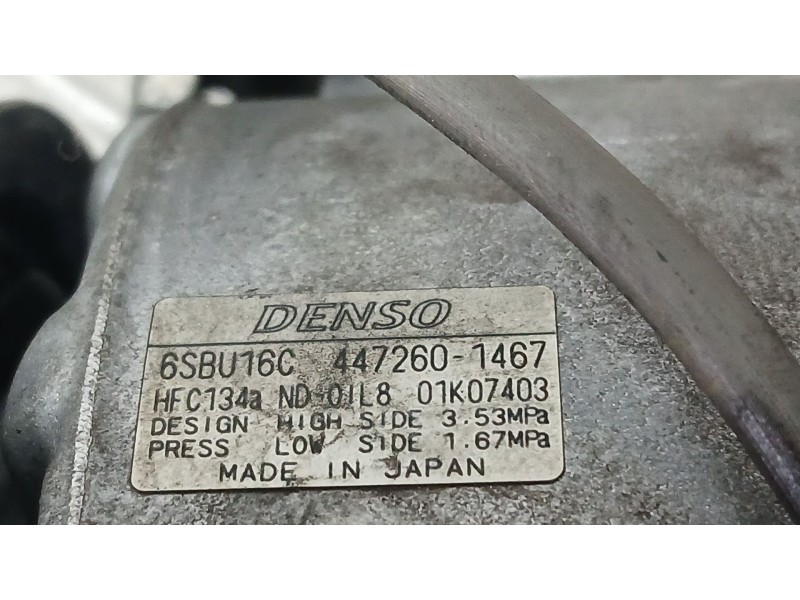 Recambio de compresor aire acondicionado para lexus is ii (_e2_) 250 (gse20) referencia OEM IAM 883203A300 DENSO 6SBU16C 4472601