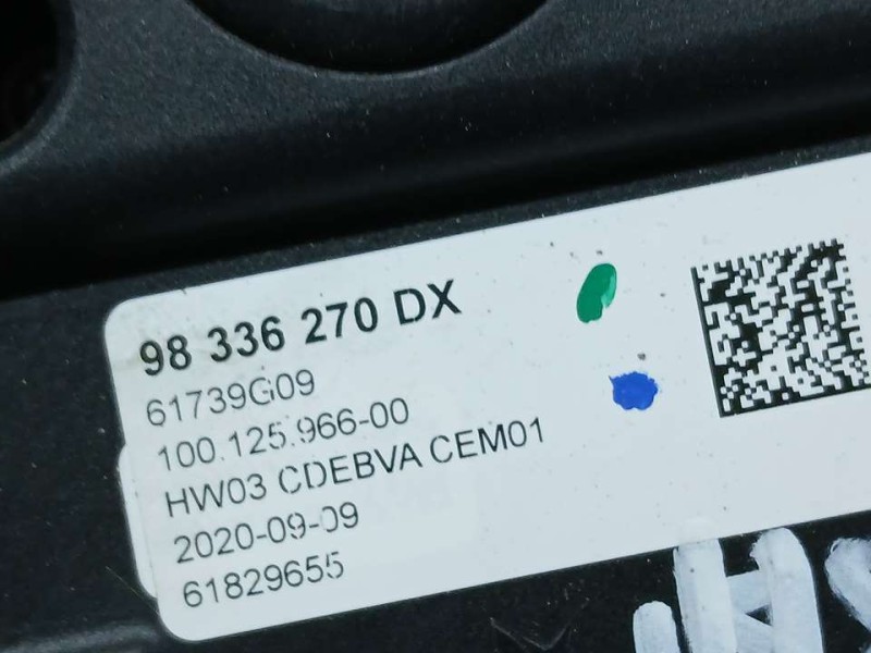 Recambio de palanca cambio para peugeot 2008 (p1) allure referencia OEM IAM 98336270DX 61739G0961829655 CAMBIO AUTOMATICO