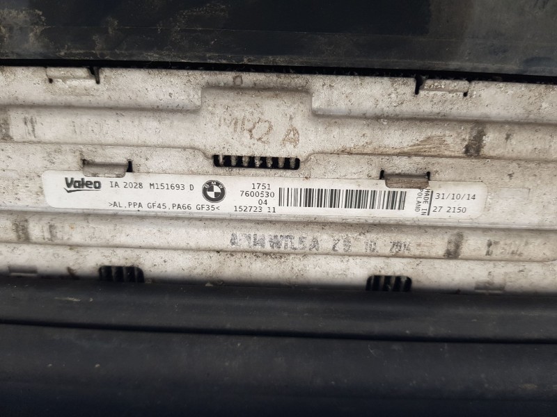 Recambio de intercooler para bmw 1 (f20) 116 d referencia OEM IAM 17517600530  