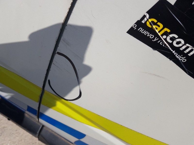 Recambio de puerta trasera izquierda para nissan x-trail ii (t31) 2.0 dci 4x4 referencia OEM IAM H210AJG0MB  TOCADA