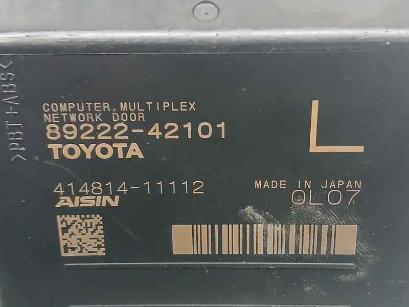 Recambio de modulo electronico para toyota rav4 hybrid 4x2 advance referencia OEM IAM 8922242101 41481411112 AISIN