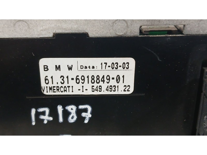 Recambio de mando luces para bmw 7 (e65, e66, e67) 730 d referencia OEM IAM 6918849 POCO ROZADO 5494931