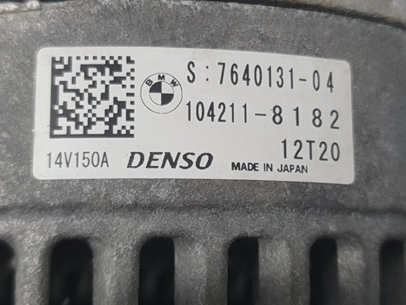 Recambio de alternador para mini mini (f56) cooper s referencia OEM IAM 764013104 1042118182 DENSO
